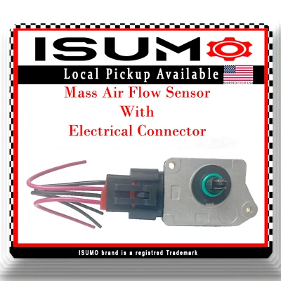 Sensor de fluxo de ar de massa 4 lâminas com conector compatível com: Ford Lincoln Mercury 1990-1995 - Imagem 1 de 4
