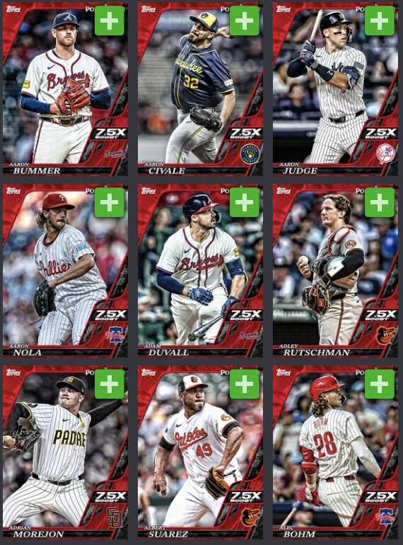 [DIGITAL] Topps Bunt - Postseason Base 24 S1 - Red - Pick - Image 1 of 1