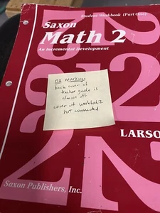 Math 2 : An Incremental Development by Nancy Larson (1991, Trade Paperback,... - Imagen 1 de 4