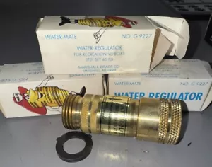 Water Mate Jr. Water Pressure Regulator MARSHALL BRASS (BRAND NEW) - Foto 1 di 3