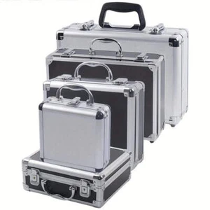 1 Stück Tragbare Aluminium Werkzeugkiste Sicherheitsausrüstung Werkzeugkiste Instrumentenkiste Aufbewahrung C - Bild 1 von 10