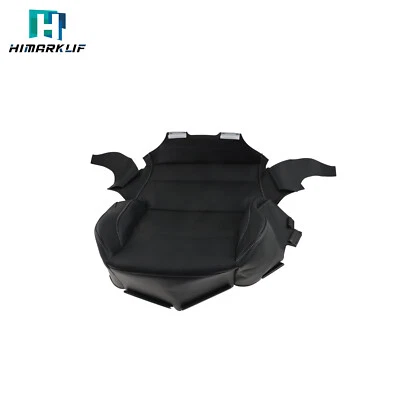 Cubierta de asiento de cuero inferior del conductor negra apta para Chevrolet Tahoe 2014-2019 Foto 1 de 4