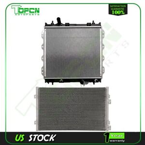 Fits 2001-2010 Chrysler PT Cruiser Replacement Radiator & Condenser Assembly