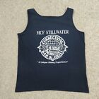 Vintage MCF Stillwater Corrections Kitchen Staff Tank Top Women XL Black 1999