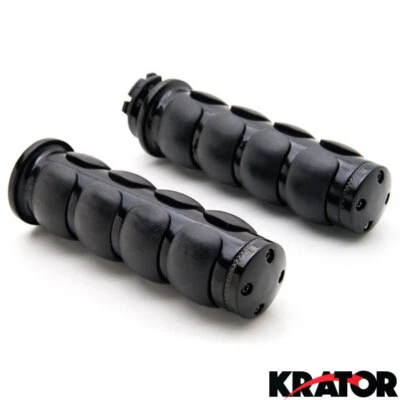 Par de empuñaduras de motocicleta de 1" para Harley Davidson XL 883 Hugger Sportster Foto 1 de 4