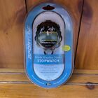 Stopwatch SportLine giant display water resistant model 228 whistle 1/100 second