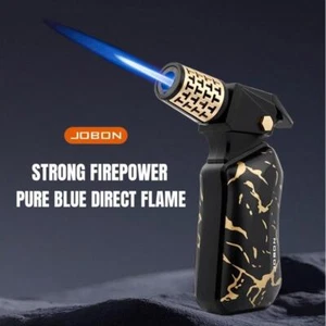 Encendedor de llama azul JOBON - Antorcha exterior de metal a prueba de viento, butano recargable - Imagen 1 de 23