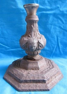 Old Rare Hand Crafted Beautiful Man Floral Work Indo Persian Candle Holder - Picture 1 of 11