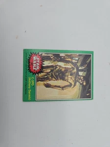 1977 Topps STAR WARS Green Series #207 C-3PO CORRECTED Non-Error Trading Card - Picture 1 of 6