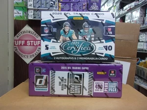 2025 CERTIFIED FOOTBALL  HOBBY BOX + DONRUSS FACTORY SET SEALED  LOT - Picture 1 of 1
