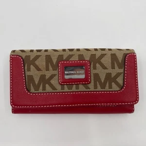 Michael Kors Geldbörse Brookville Rot/Beige - Bild 1 von 8