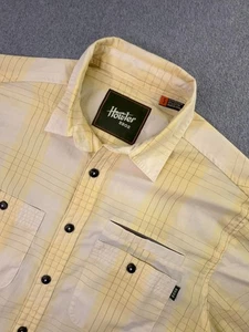 Howler Brothers Hemd Herren S Gelb Knopfleiste Geometrisch Kurzarm Outdoor - Bild 1 von 9