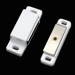 Magnetverschluss Türmagnet Schnäpper Schrank Tür Möbel Caravan Boot 4-5 kg weiß - Bild 1 von 2