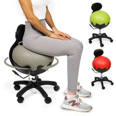 Aeromat Elite Yoga Ball Chair for Office  Home 250lbs Cap – Ergonomic Balance... - Image 1 of 4