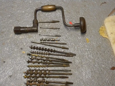 vintage auger drill bits - Image 1 of 2