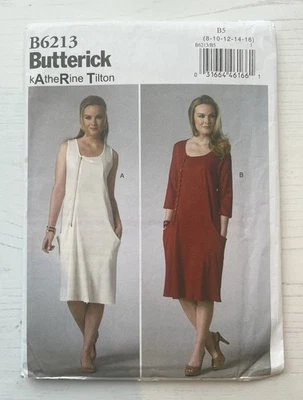 Butterick SEWING PATTERN B5652 Top Dress Caftan Jumpsuit Pants Lrg-Xlg-Xxl UNCUT - Image 1 of 2