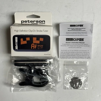 Peterson StroboClip HD: Sintonizador estroboscópico con clip de alta definición: Nuevo en caja Foto 1 de 4
