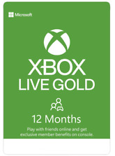 Xbox LIVE 12 Monate Game Pass Core Gold Mitgliedschaft für Xbox 360/XBOX ONE Karte