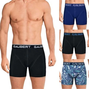 Pantalones cortos boxer Gaubert Trunks para hombre ropa interior de algodón M, L, XL, XXL - Imagen 1 de 9