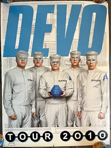 DEVO Something For Everybody Vintage *ORIG 2010 TOUR POSTER* 24" x 18" RARE! - Picture 1 of 1