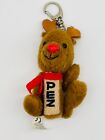 VTG Pez Christmas Keychain Reindeer 2010 Plush Movable Arms Working Hanging