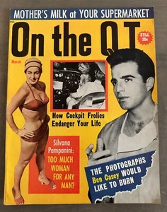 Vtg Mar 1963 ON THE QT Magazine w/ Sean Flynn M. Monroe Ann Margaret Vol 6 No 6 - Picture 1 of 10