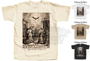 Catholic T-shirt Archangel Gabriel V1 Jesus Christ Tee Vintage Sizes S - 5XL - Picture 1 of 6