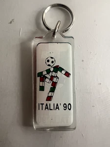Vintage: ITALIA '90 Ciao Mascot Keychain - 3" - NOS - FIFA Soccer - Picture 1 of 6