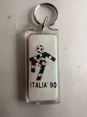 Vintage: ITALIA '90 Ciao Mascot Keychain - 3" - NOS - FIFA Soccer - Image 1 of 4