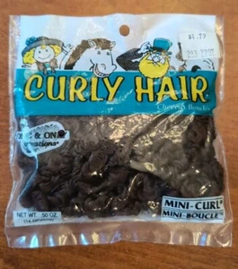 One & Only Creations 1996 CURLY HAIR Autumn Brown 06-600 Mini-Curl Vintage - Bild 1 von 6