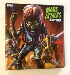 Topps Mars Attacks Occupation Exclusive Binder & Box / 2015 Kickstarter Campaign - Picture 1 of 8