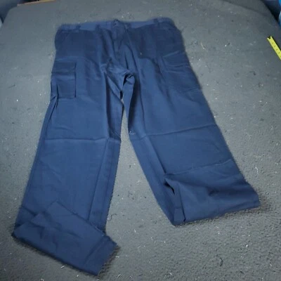 Boulder Creek Trading  Pants Mens Big Tall 50 38L Cargo Blue Cotton Chino Khaki - Image 1 of 4