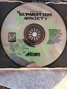 SpiderMan Venom Separation Anxiety 1995 Marvel Pc Cd Rom Disc Only Tested Read - Picture 1 of 1