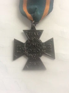 Vintage 1904 Wesleyan Methodists Junior Missionary Medal & Ribbon Stanley Sowton - Picture 1 of 4