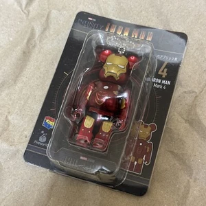 Bearbrick Iron Man Mark 4 100% MARVEL INFINITY SAGA Medicom Toy Be@rbrick #4 - Picture 1 of 1