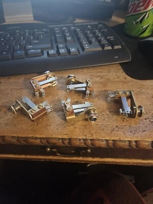 5 VINTAGE NOS SWITCHCRAFT 54B JJ-101 1/4 INCH JACKS PHONO STEREO GUITAR - Image 1 of 4