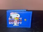Vintage 1965 United Feature Syndicate Peanuts Snoopy Woodstock Wallet Blue