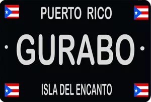 Puerto Rico Flag GURABO 8" x 12" Aluminum Metal Sign PR Isla Del Encanto - Picture 1 of 2