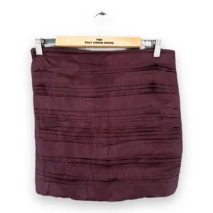 Lila Satin Pintuck quadratische Kissenbezug 41x41cms Wohnkultur weiche Möbel - Bild 1 von 4