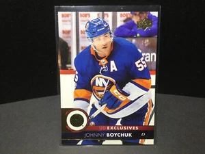 2017-18 Upper Deck Series 2 Johnny Boychuk UD Exclusives 004/100 #370 - Imagen 1 de 3
