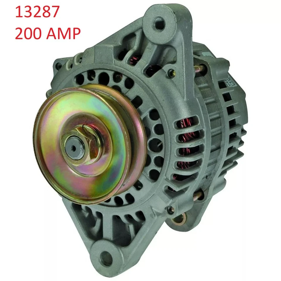 200 HIGHN AMP Alternator for Nissan D21 L4 2.4L 2389cc 1990-1992 1993 13287 - Изображение 1 из 2