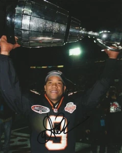 CFL FOOTBALL LEGEND DAMON ALLEN SIGNED BC LIONS GREY CUP 8x10 PHOTO! PROOF - Picture 1 of 2