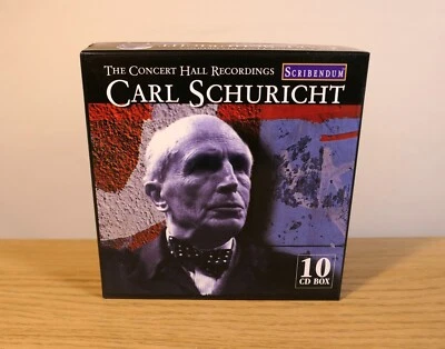Carl Schuricht The Concert Hall Recordings 10 CD Box Scribendum *LIKE NEW* - Image 1 of 3