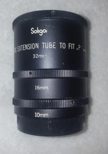 Soligor Automatic Extension Tube to Fit "P" Fach D4 Kamera Foto Fotoapparat - Bild 1 von 3