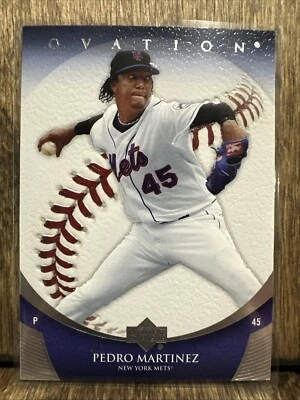 2006 Upper Deck Ovation Pedro Martinez #44 Mets Red Sox - Image 1 of 2
