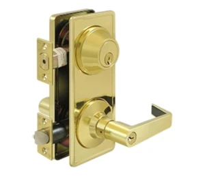 Deltana Commercial Interconnected Entry Door Lock Set | Grade 2 | 4 Inch C-T-C - Picture 1 of 4