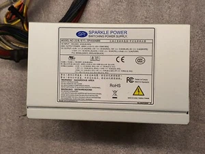 Fuente de alimentación Sparkle SPI400A8BB 400W PS2 ATX 12V SPI fuente de alimentación PSU servidor único - Imagen 1 de 5