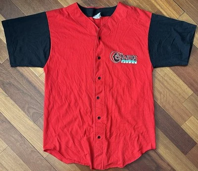 VTG Badger Sportwear Wrigley Field Connie's Pizza Baseball Jersey Men's LARGE - Image 1 of 4