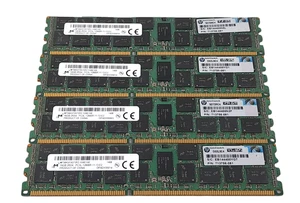 HP Z620 Z800 Z820 64GB 4x16GB DDR3-1600MHz PC3-12800R ECC Reg Memory 713756-081 - Picture 1 of 1