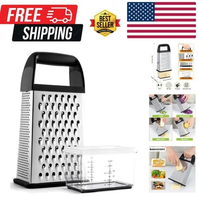 Rallador de cocina todo en uno para queso, verduras y más - Diseño apto para lavavajillas Foto 1 de 4